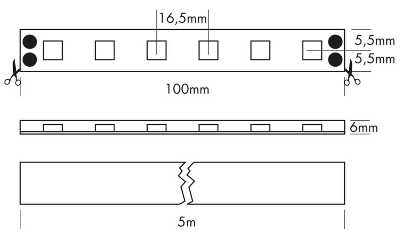 Flex Strip IP68 300 Mono 5m - PROLED | Bellalite Flex Strip IP68 300 Mono 5m - PROLED | Bellalite