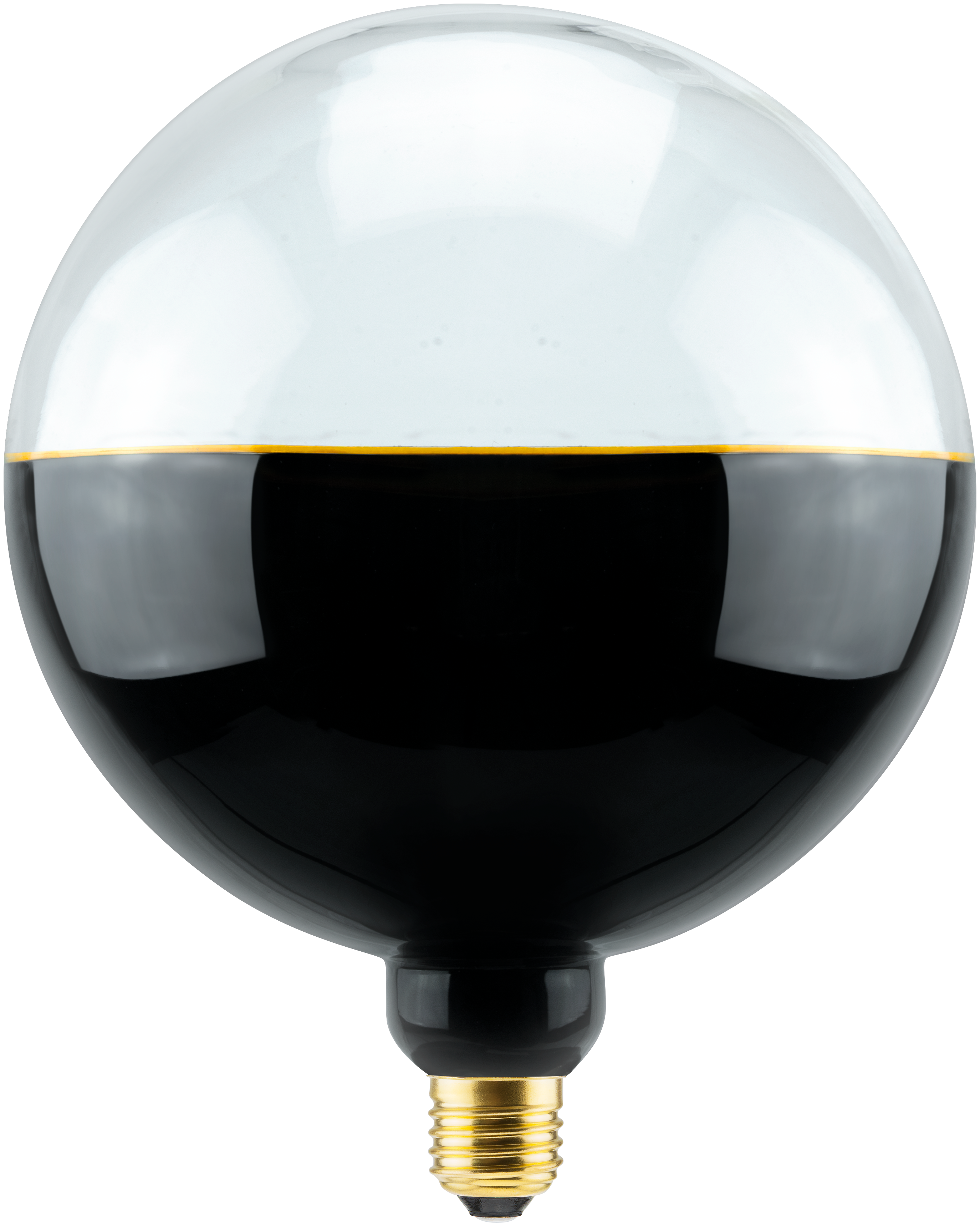Segula Illusion Line LED Globe 188 2tones Svart Klar E27 5,8W 240lm 1900K - Segula | Bellalite