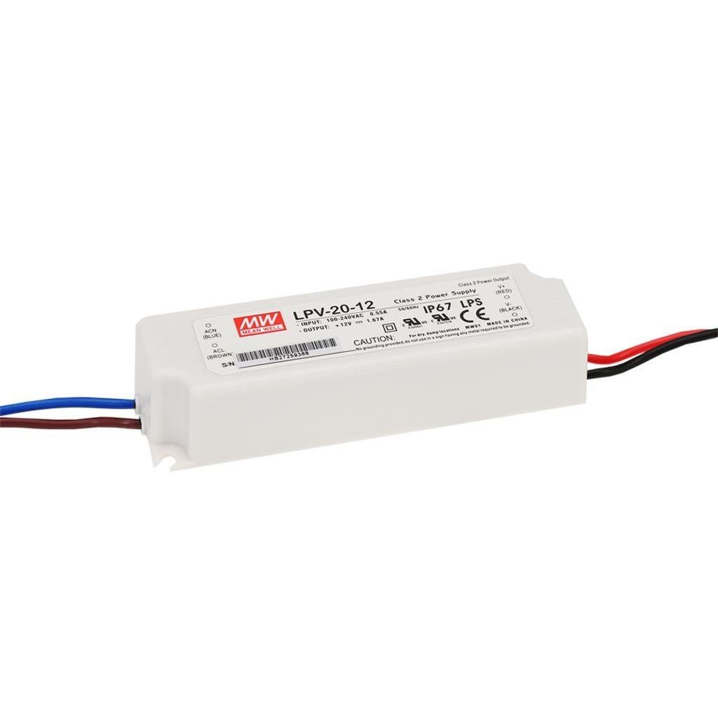 Mean Well LPV-20-24 ECO IP67 24V 18W  - Mean Well | Bellalite