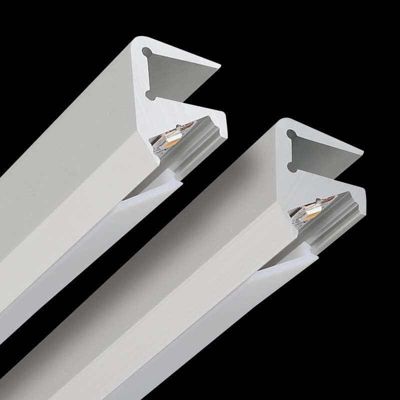 Aluminiumprofil S-Line Glass 8mm, per meter Alu - PROLED | Bellalite Aluminiumprofil S-Line Glass 8mm, per meter Alu - PROLED | Bellalite