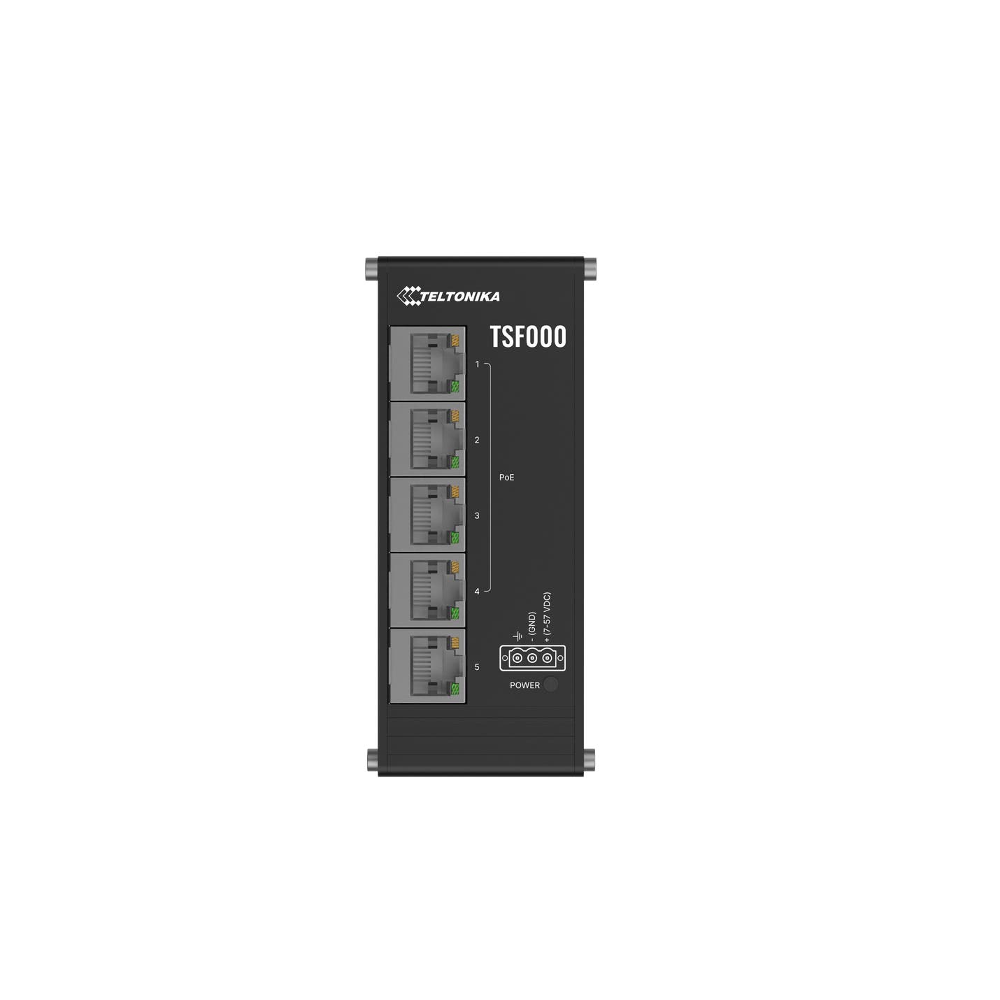 Teltonika TSF000 4-Port Low Profile PoE+ Switch - Teltonika | Bellalite Teltonika TSF000 4-Port Low Profile PoE+ Switch - Teltonika | Bellalite