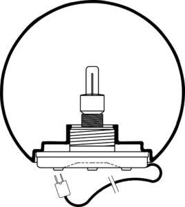 Moonlight MFL Full Globe 25cm Granite Light - Moonlight | Bellalite Moonlight MFL Full Globe 25cm Granite Light - Moonlight | Bellalite