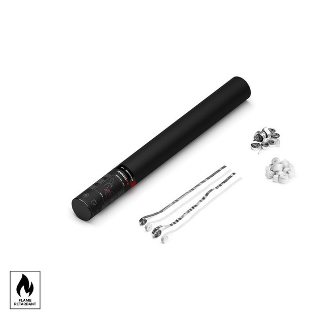 MAGICFX® Handheld Streamer Cannon 50cm Metallic White+Silver - MagicFX | Bellalite MAGICFX® Handheld Streamer Cannon 50cm Metallic White+Silver - MagicFX | Bellalite