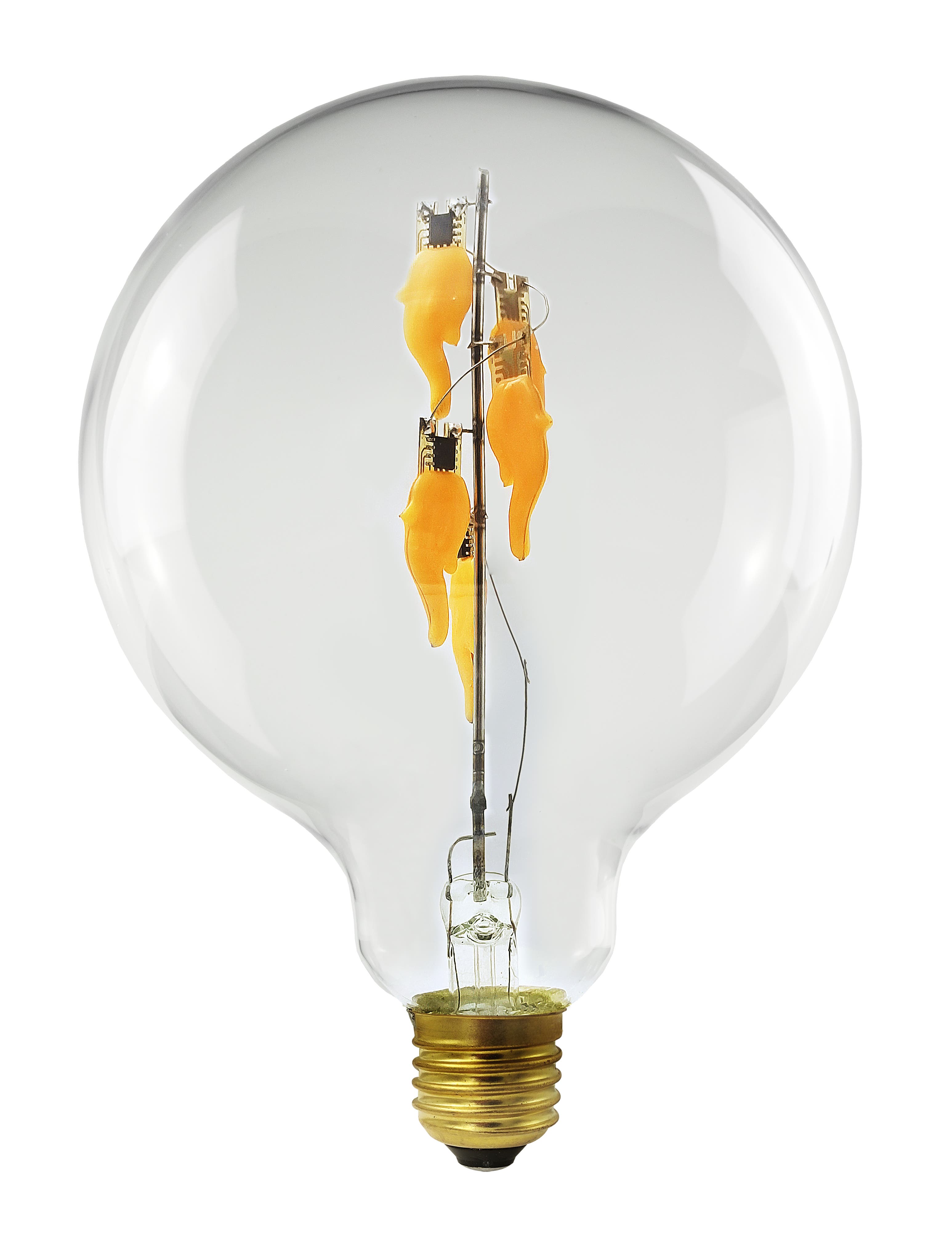 Segula Fire Flame Line LED Globe 125 Big Down Klar E27 1W <60lm 1800K - Segula | Bellalite Segula Fire Flame Line LED Globe 125 Big Down Klar E27 1W <60lm 1800K - Segula | Bellalite