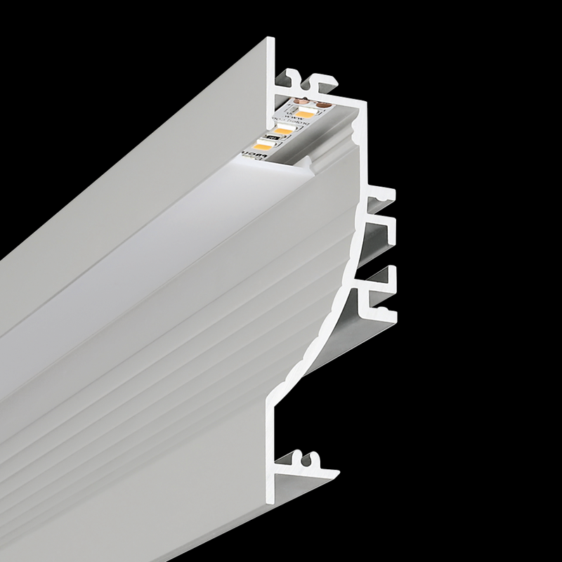 Aluminiumprofil S-Line Wave, 5m Alu - PROLED | Bellalite