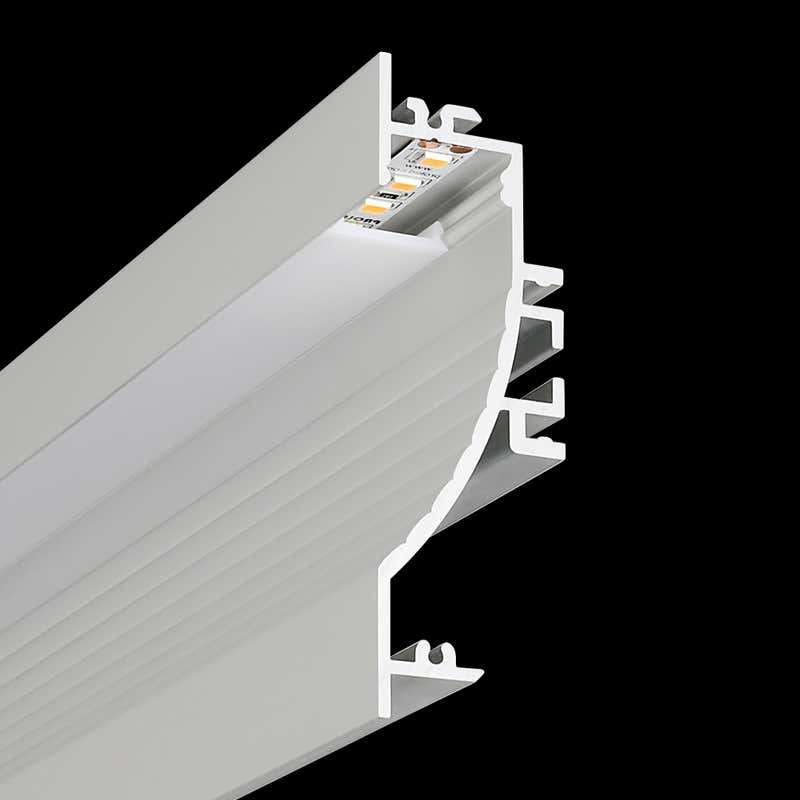 Aluminiumprofil S-Line Wave, 5m Alu - PROLED | Bellalite Aluminiumprofil S-Line Wave, 5m Alu - PROLED | Bellalite