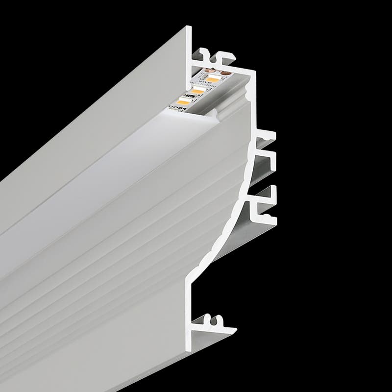 Aluminiumprofil S-Line Wave, 5m Alu - PROLED | Bellalite Aluminiumprofil S-Line Wave, 5m Alu - PROLED | Bellalite