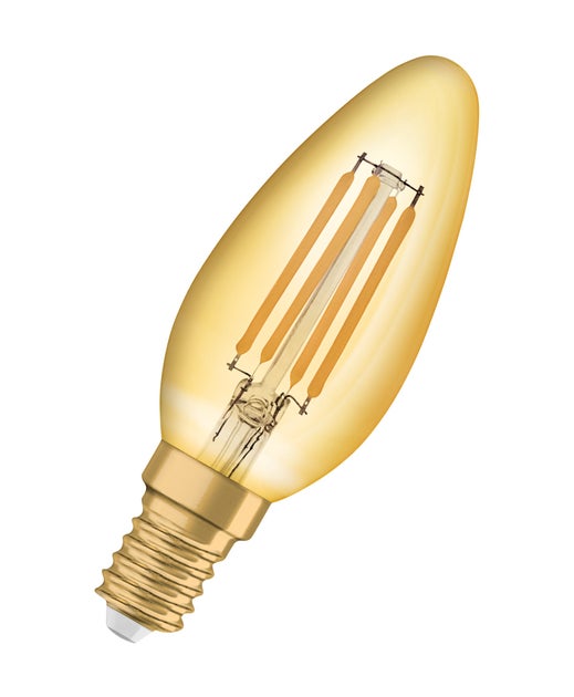 Vintage 1906 LED Kron Guld 2400K - Ledvance | Bellalite Vintage 1906 LED Kron Guld 2400K - Ledvance | Bellalite