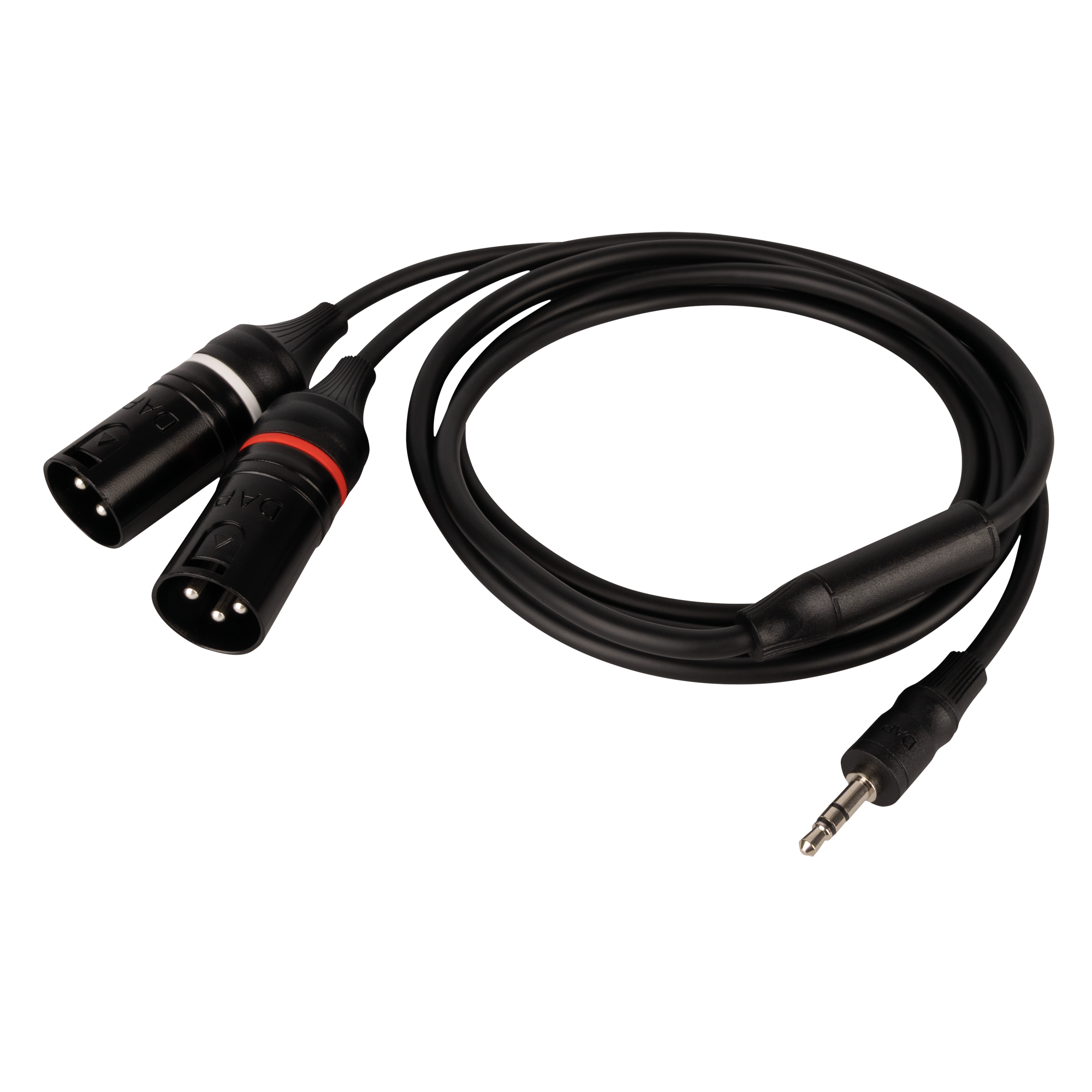 Adapterkabel Stereo Mini-Jack 3,5mm -> 2x XLR 3-Pin Hane - DAP | Bellalite
