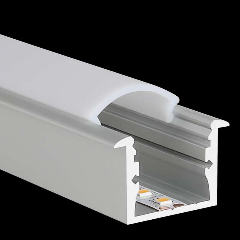 Aluminiumprofil M-Line Rec, 5m - PROLED | Bellalite Aluminiumprofil M-Line Rec, 5m - PROLED | Bellalite
