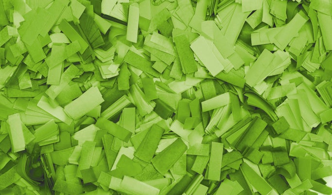Konfetti Light Green 55x17mm Slowfall - Showgear | Bellalite Konfetti Light Green 55x17mm Slowfall - Showgear | Bellalite
