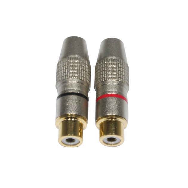 Kontaktdon Accu-Cable RCA Hona Guld, 2st - ADJ | Bellalite Kontaktdon Accu-Cable RCA Hona Guld, 2st - ADJ | Bellalite
