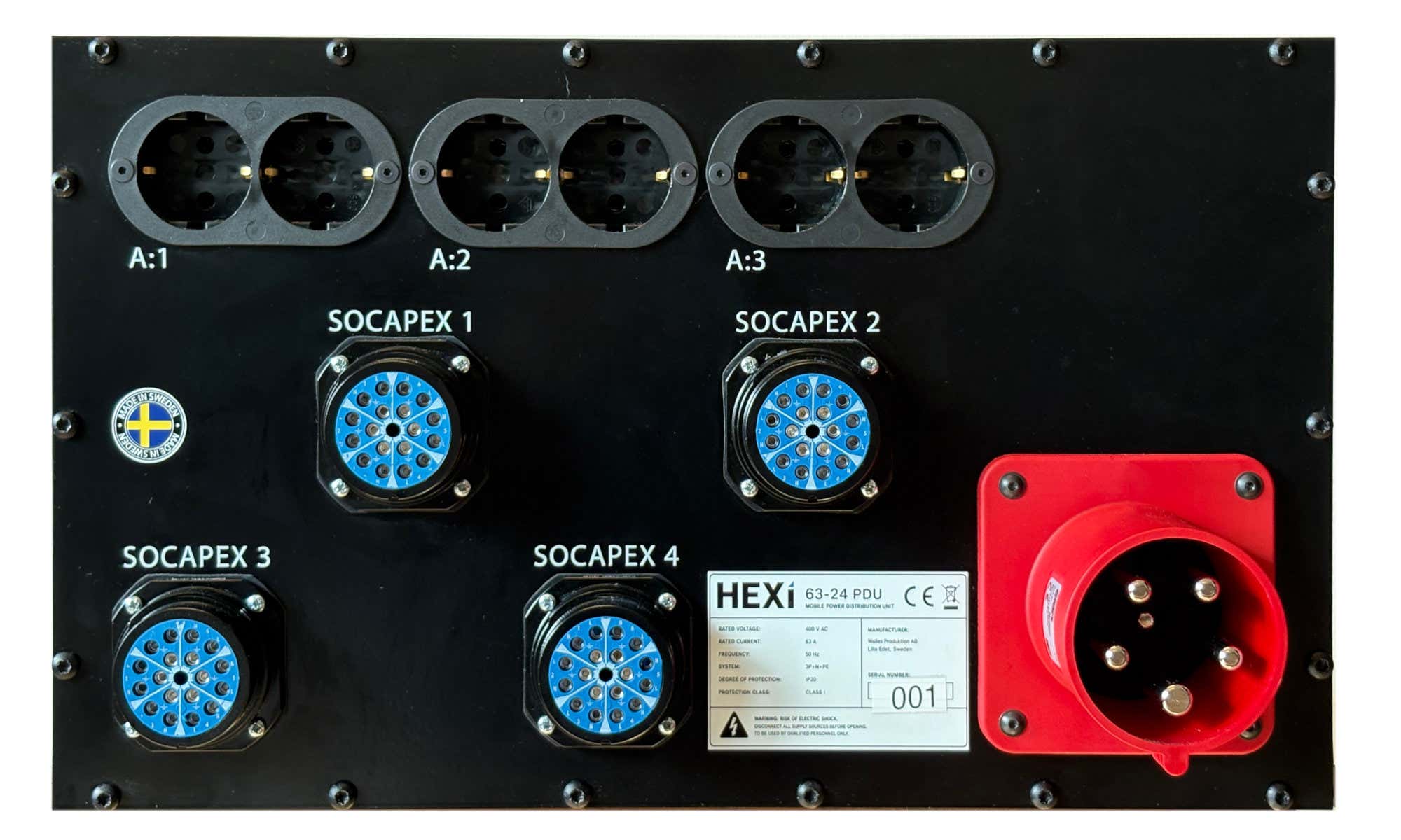 Hexipower PDU 63-24 Socapex - HEXI | Bellalite Hexipower PDU 63-24 Socapex - HEXI | Bellalite