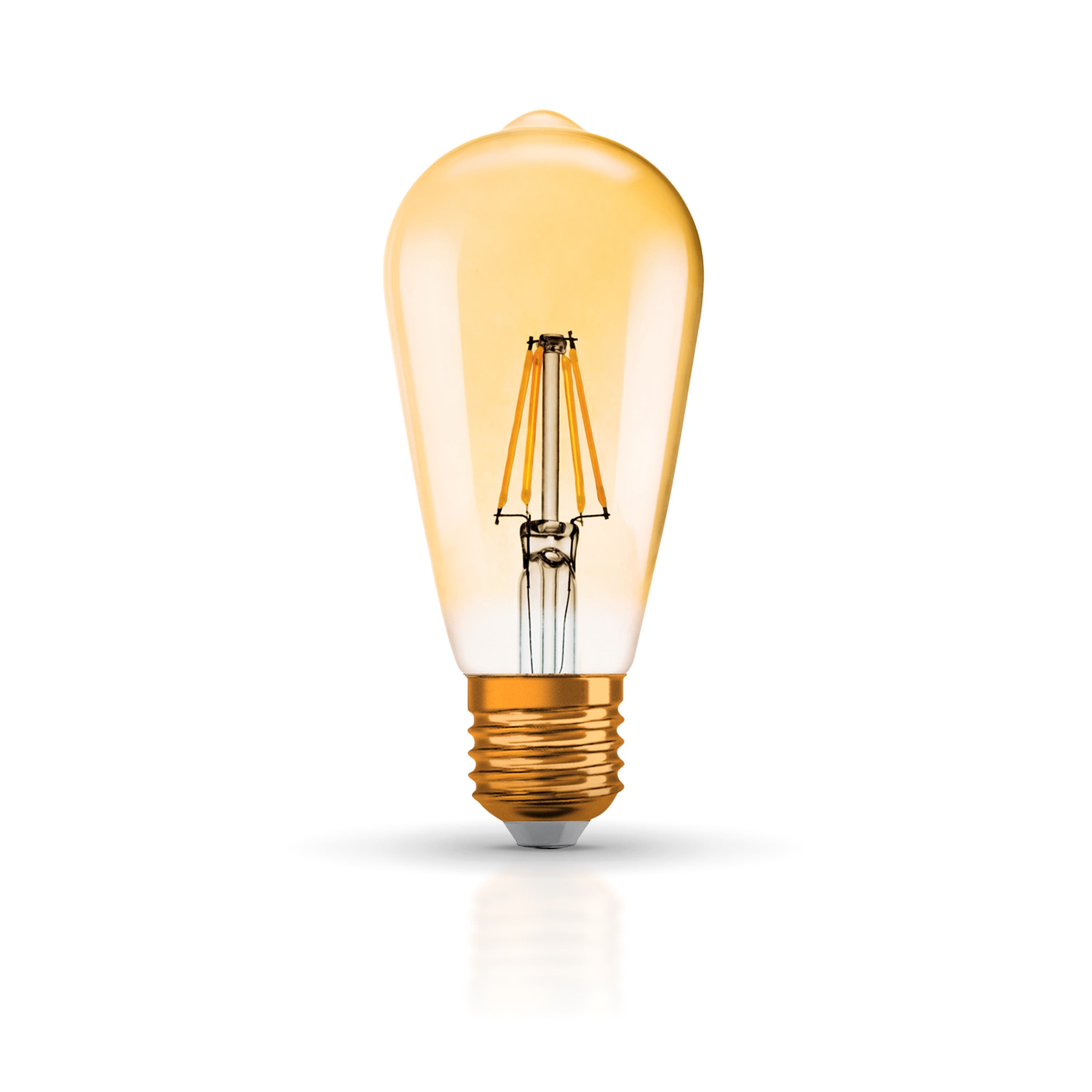 Vintage 1906 LED Edison Guld Dim 2500K - Ledvance | Bellalite Vintage 1906 LED Edison Guld Dim 2500K - Ledvance | Bellalite