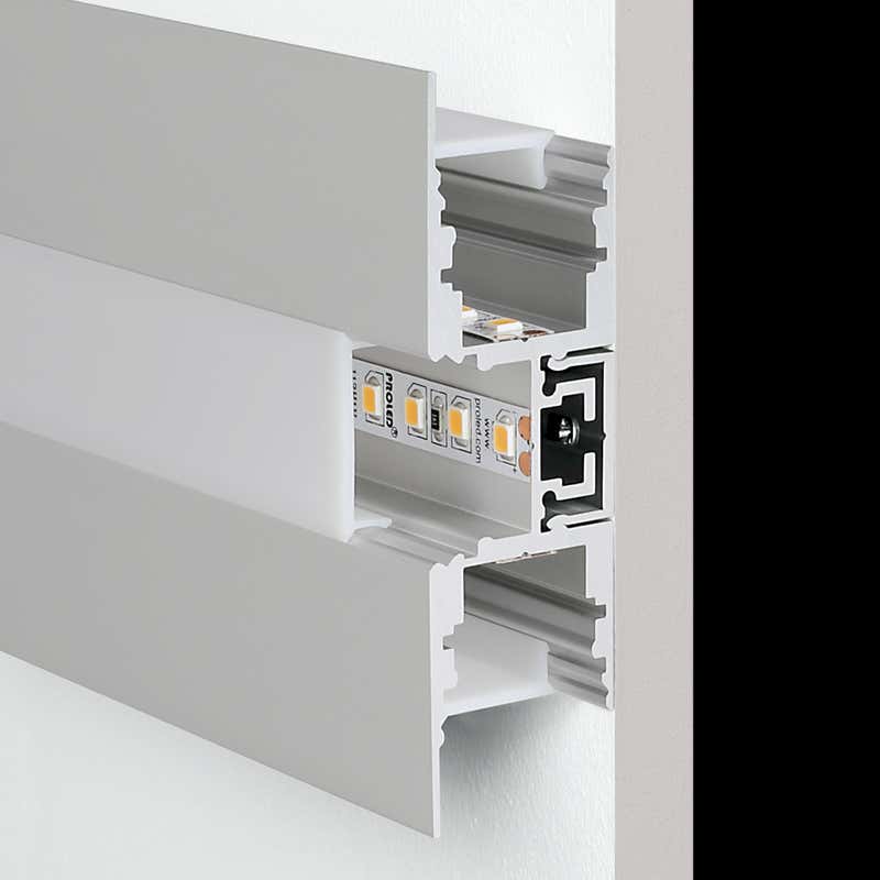 Aluminiumprofil M-Line 3W, 5m - PROLED | Bellalite Aluminiumprofil M-Line 3W, 5m - PROLED | Bellalite