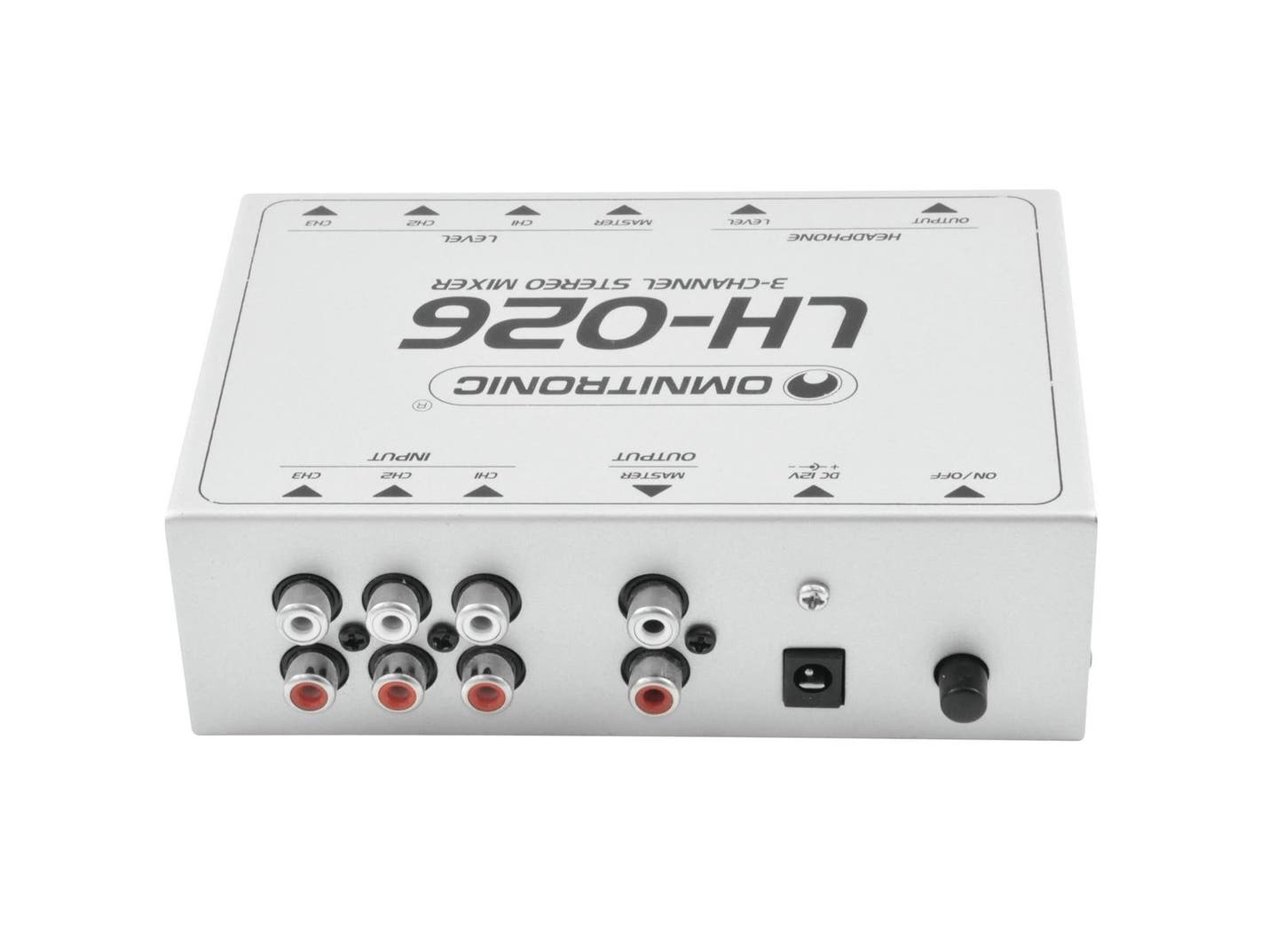 Little Helper LH-026 3-Channel Stereo Mixer - Omnitronic | Bellalite Little Helper LH-026 3-Channel Stereo Mixer - Omnitronic | Bellalite