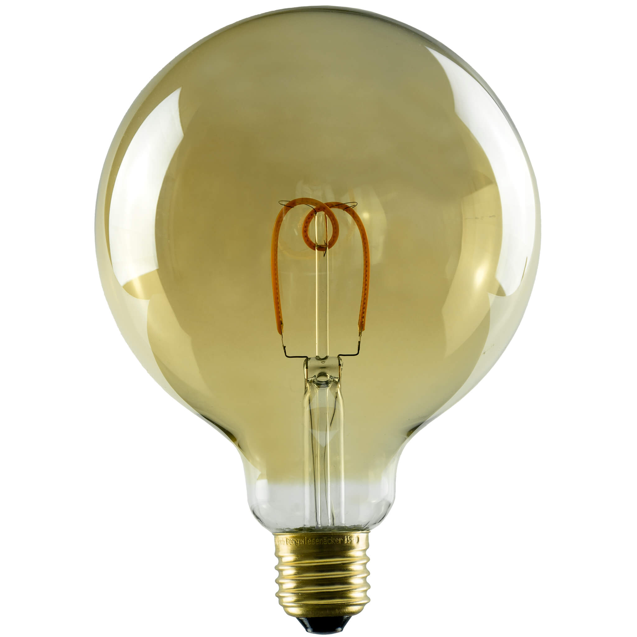 Segula Soft Line LED Soft Globe 125 Guld E27 3,2W 150lm 1900K - Segula | Bellalite