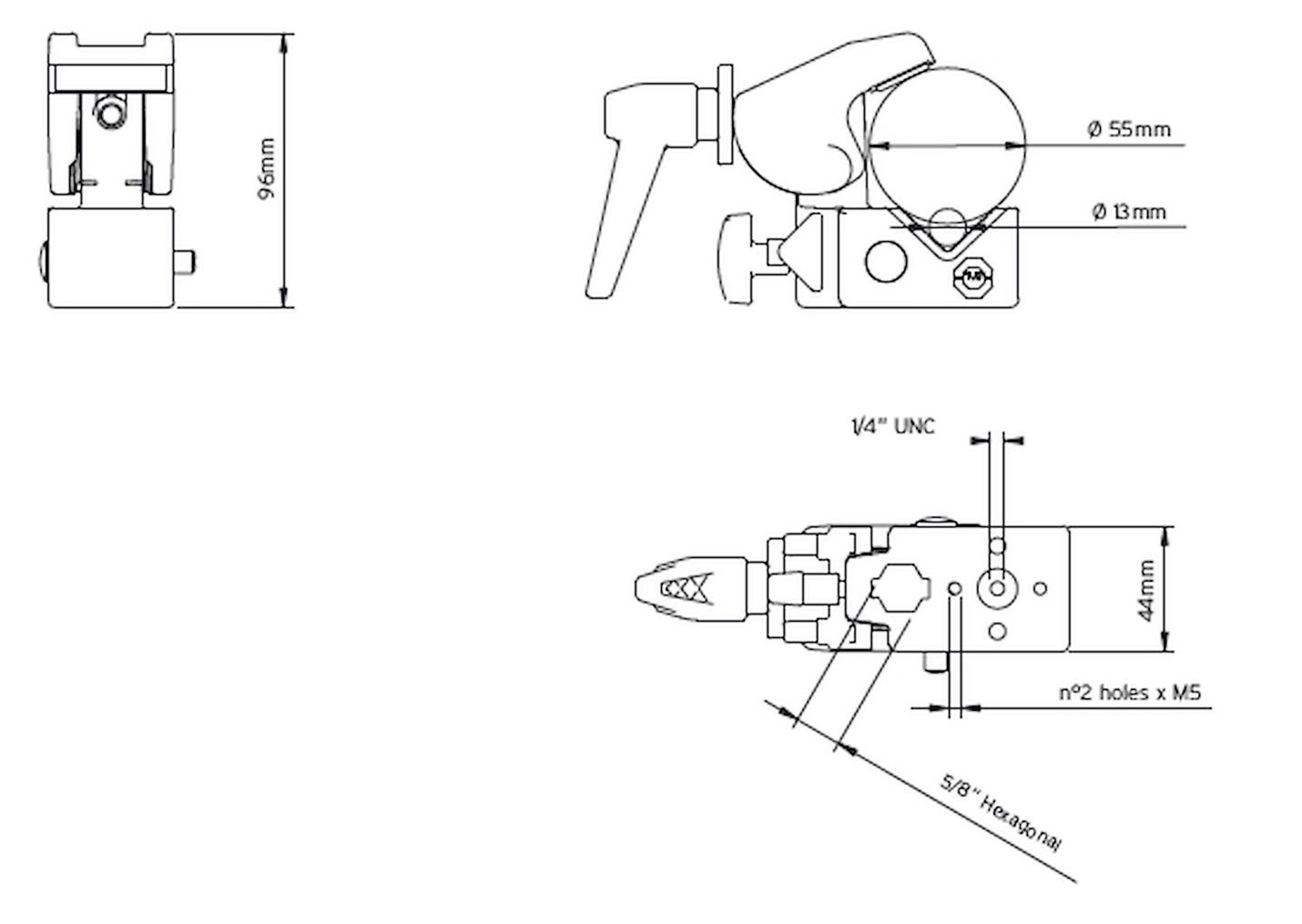 Avenger Super Clamp Svart - Avenger | Bellalite Avenger Super Clamp Svart - Avenger | Bellalite
