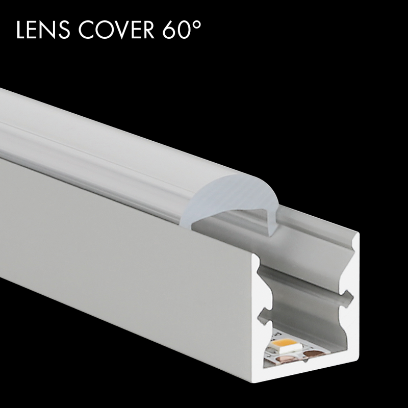 Aluminiumprofil S-Line Standard, per meter Alu - PROLED | Bellalite