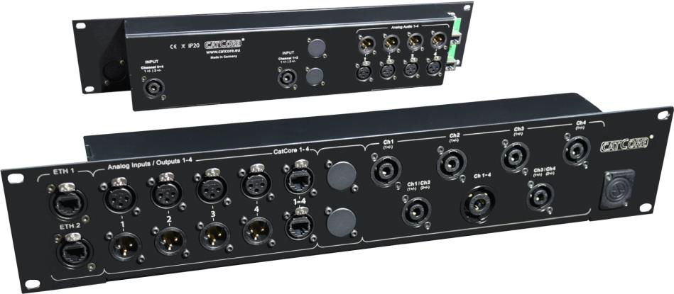 CatCore X4 Patchbay Analog/AES3/Speakon/Network - CatCore | Bellalite