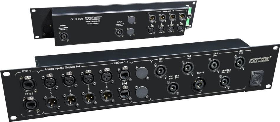 CatCore X4 Patchbay Analog/AES3/Speakon/Network - CatCore | Bellalite CatCore X4 Patchbay Analog/AES3/Speakon/Network - CatCore | Bellalite