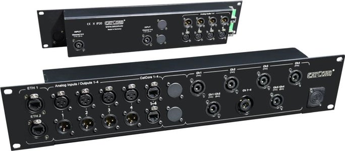 CatCore X4 Patchbay Analog/AES3/Speakon/Network - CatCore | Bellalite CatCore X4 Patchbay Analog/AES3/Speakon/Network - CatCore | Bellalite