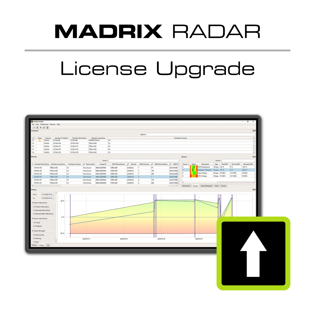 MADRIX Radar License Upgrade - MADRIX | Bellalite