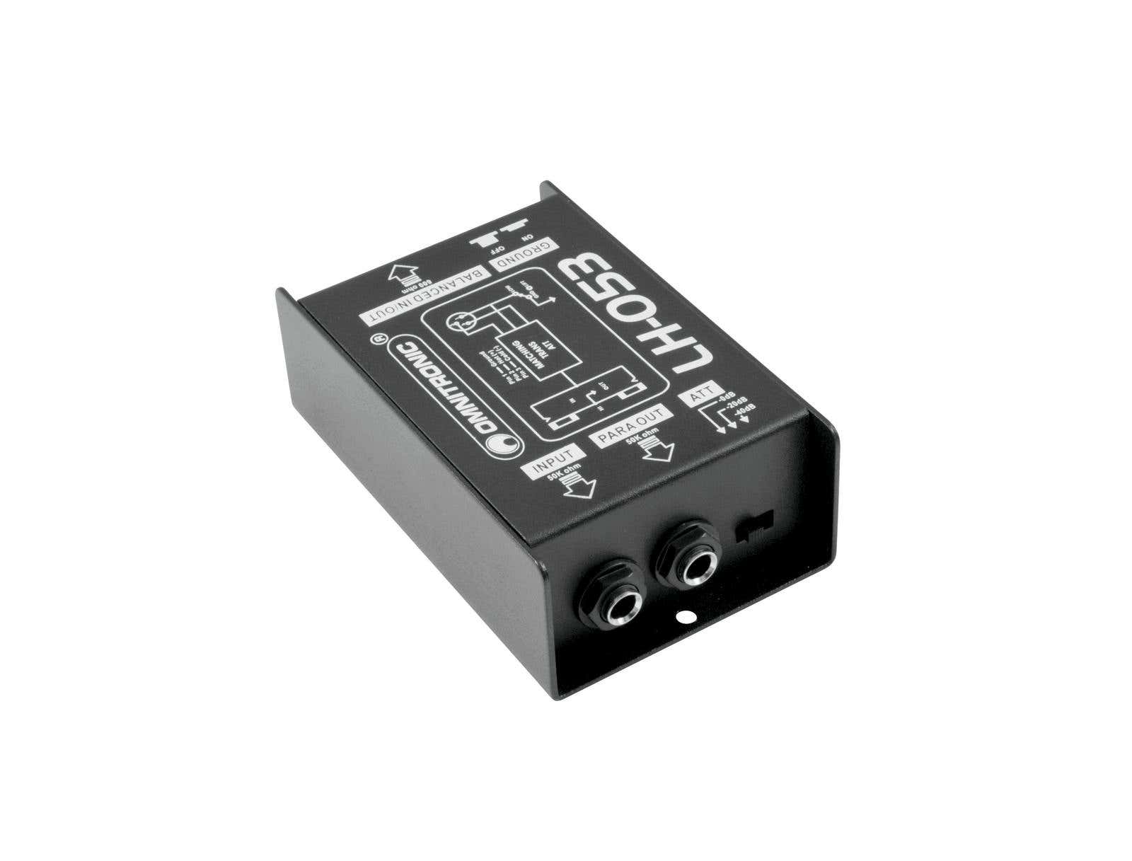 Little Helper LH-053 Passive DI Box - Omnitronic | Bellalite Little Helper LH-053 Passive DI Box - Omnitronic | Bellalite