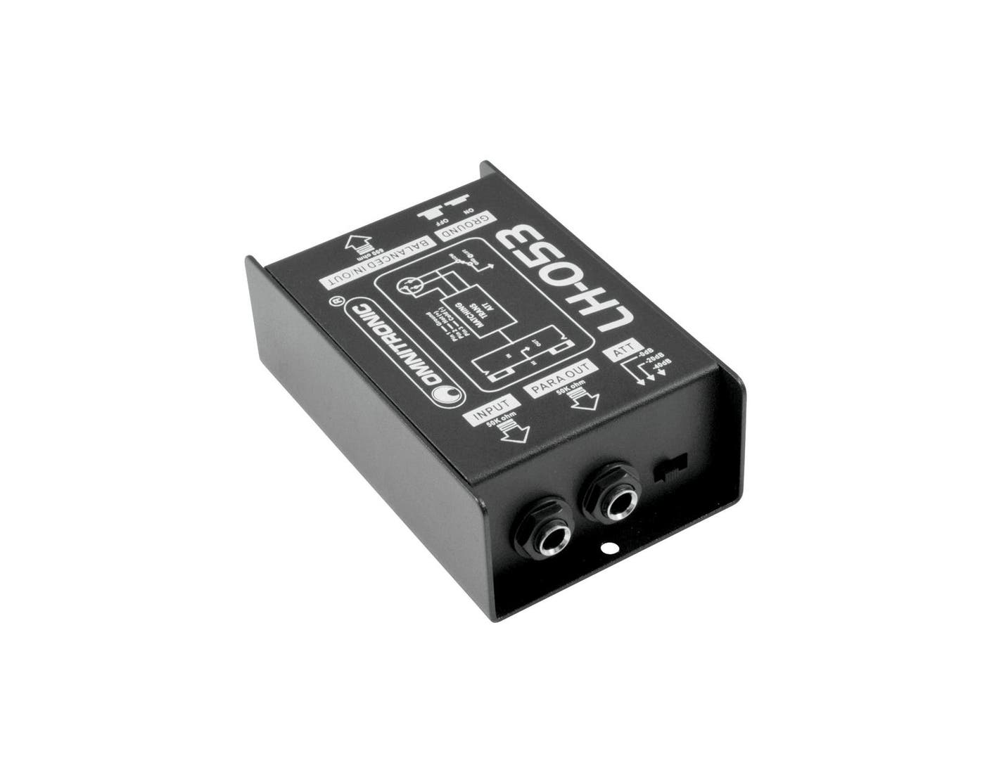 Little Helper LH-053 Passive DI Box - Omnitronic | Bellalite Little Helper LH-053 Passive DI Box - Omnitronic | Bellalite