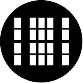 Vernacular Metallgobo, (50mm/38mm) - Rosco | Bellalite