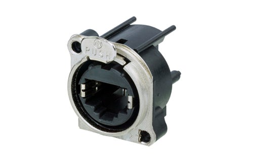 Neutrik EtherCON NE8FBH Horizontal PCB mount RJ45 - Neutrik | Bellalite