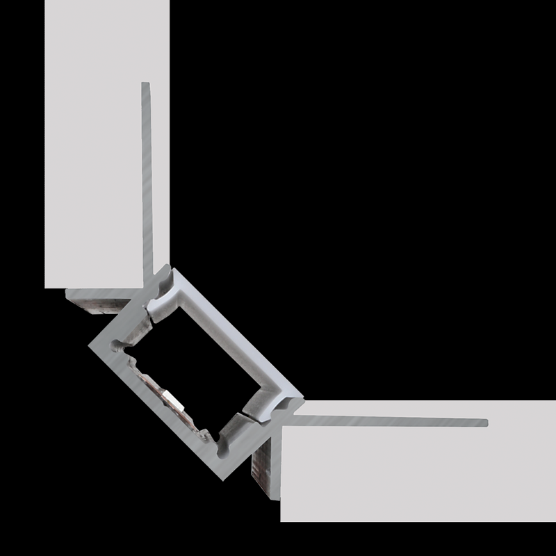 Aluminiumprofil M-Line Drywall Innerhörn, 2m - PROLED | Bellalite