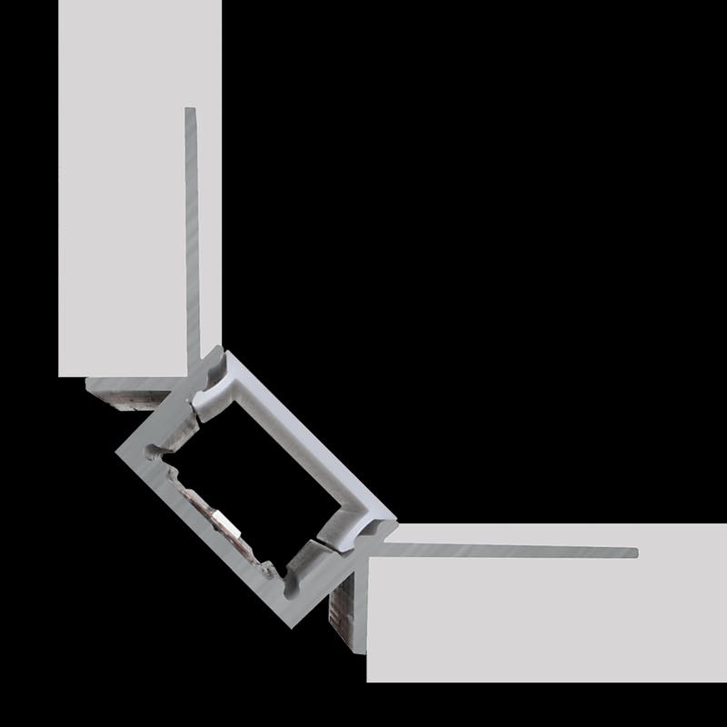 Aluminiumprofil M-Line Drywall Innerhörn, 2m - PROLED | Bellalite Aluminiumprofil M-Line Drywall Innerhörn, 2m - PROLED | Bellalite