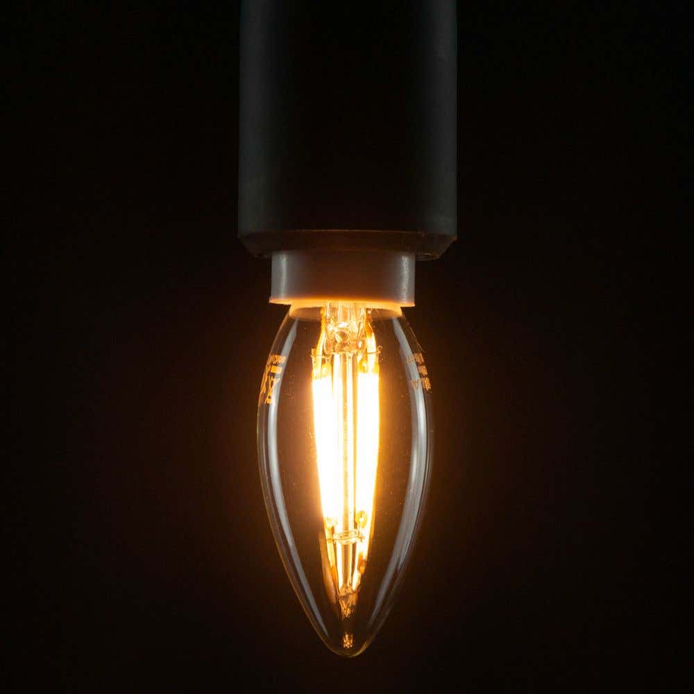 LED E14 Vintage Candle Klar, 4W, 2600K - Segula | Bellalite LED E14 Vintage Candle Klar, 4W, 2600K - Segula | Bellalite
