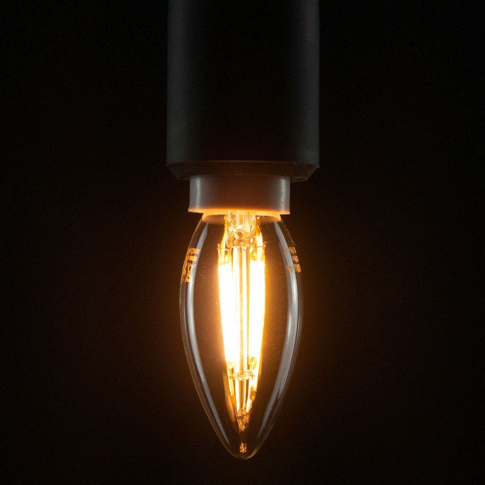 LED E14 Vintage Candle Klar, 4W, 2600K - Segula | Bellalite LED E14 Vintage Candle Klar, 4W, 2600K - Segula | Bellalite