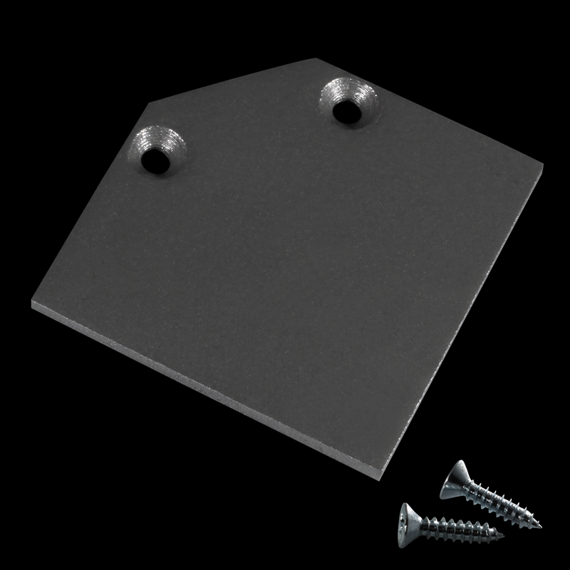 Ändstycke Triangle C-Line Corner Alu - PROLED | Bellalite