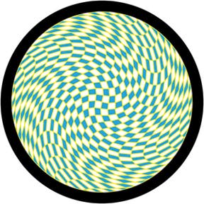 Hocus Glasgobo färg, A-size (100mm) - Rosco | Bellalite Hocus Glasgobo färg, A-size (100mm) - Rosco | Bellalite