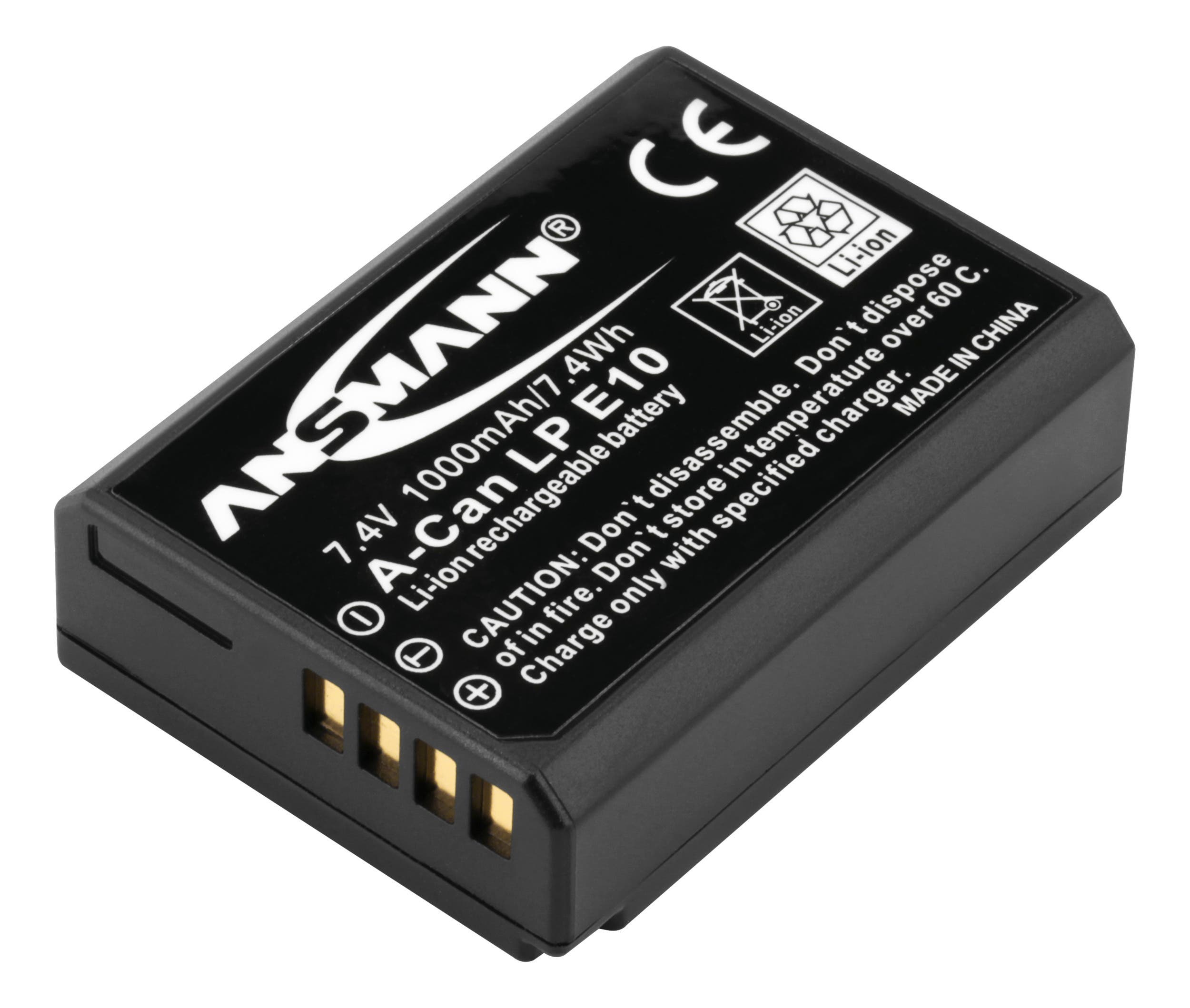 Kamerabatteri A-Can LP E10 - Ansmann | Bellalite Kamerabatteri A-Can LP E10 - Ansmann | Bellalite