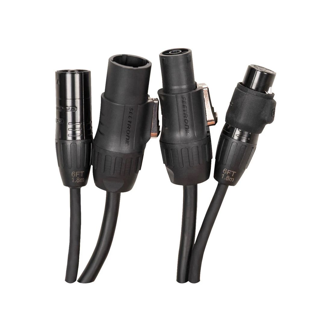 Hybridkabel Accu-Cable Tour SPD True1 / XLR 5-Pol IP65 1m - ADJ Select | Bellalite