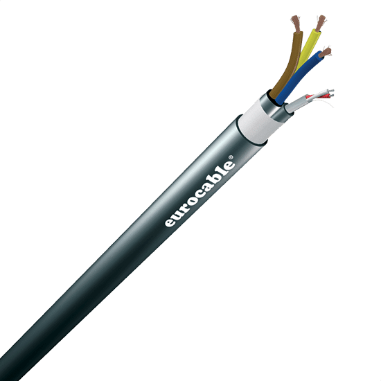 Eurocable Hybridkabel 3x1,5mm² + DMX/Audio - Eurocable | Bellalite