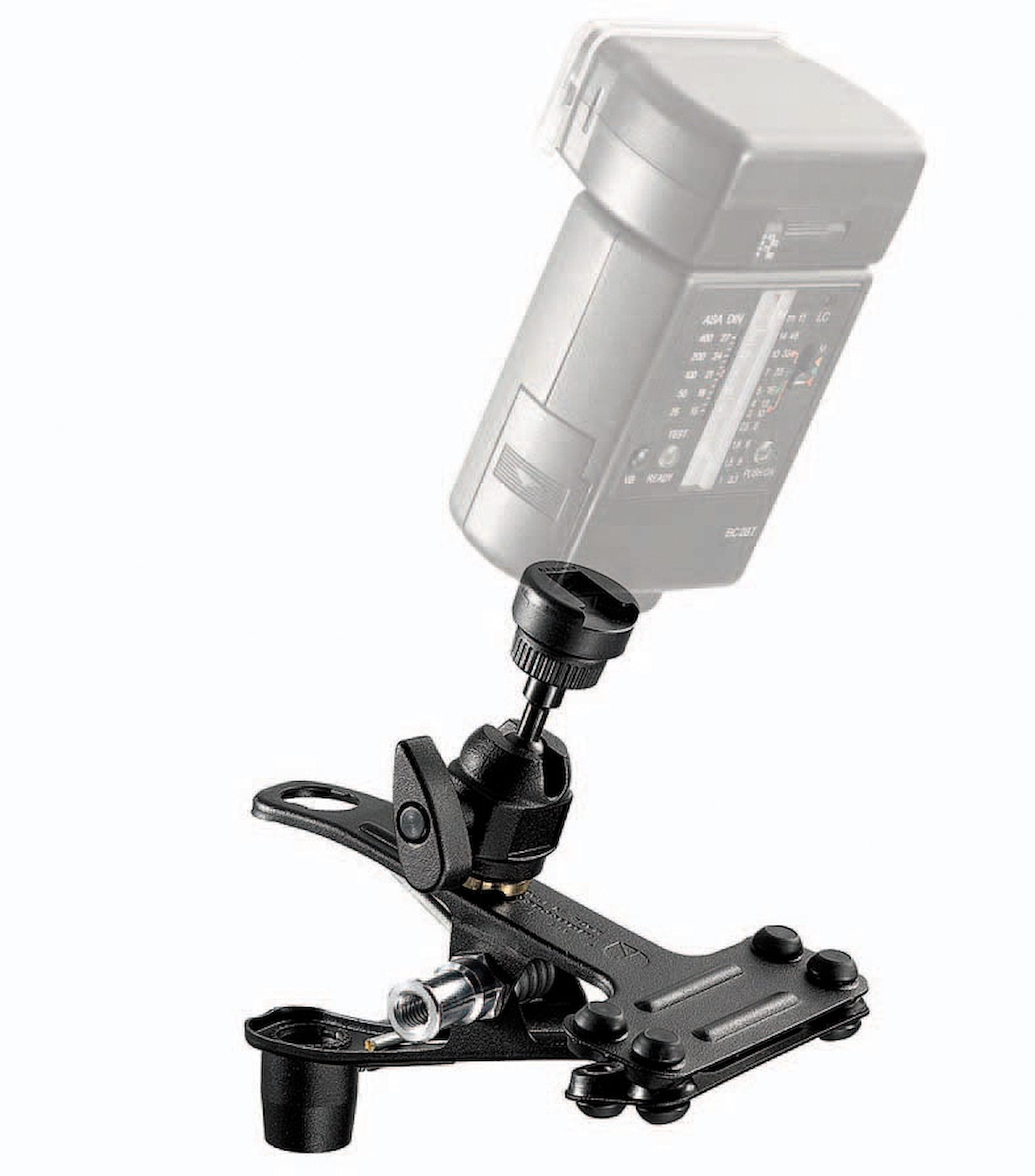 Manfrotto 175F-2 Spring Clamp m. Blixtskofäste - Manfrotto | Bellalite