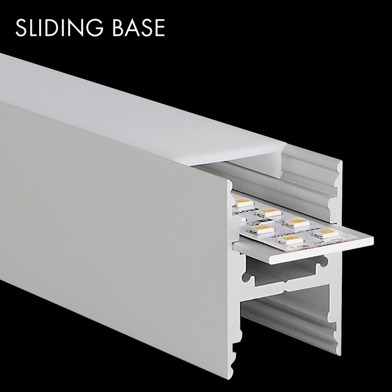 Aluminiumprofil M-Line H, 5m - PROLED | Bellalite