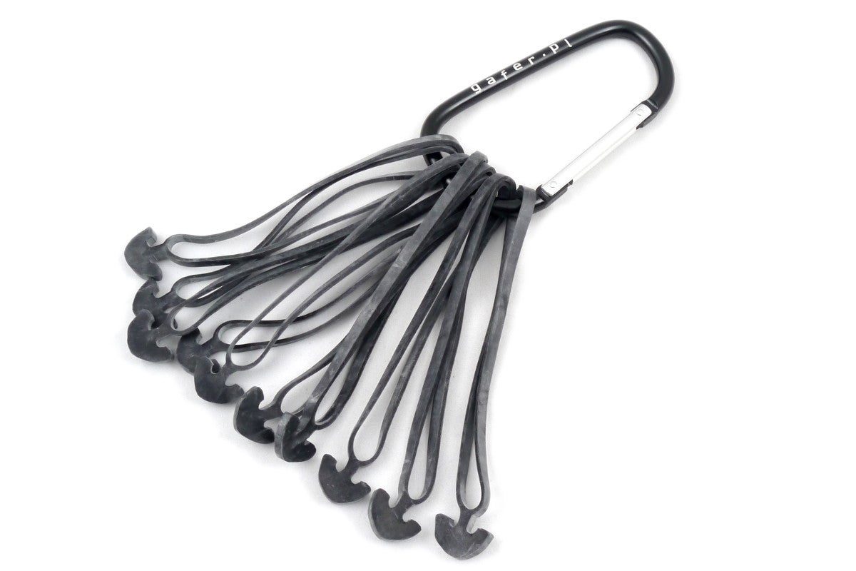 Aluminum Carabiner Clip 13cm Svart - Gafer.pl | Bellalite