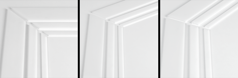 Plastic Cover Set M-Line Flat 135° - PROLED | Bellalite