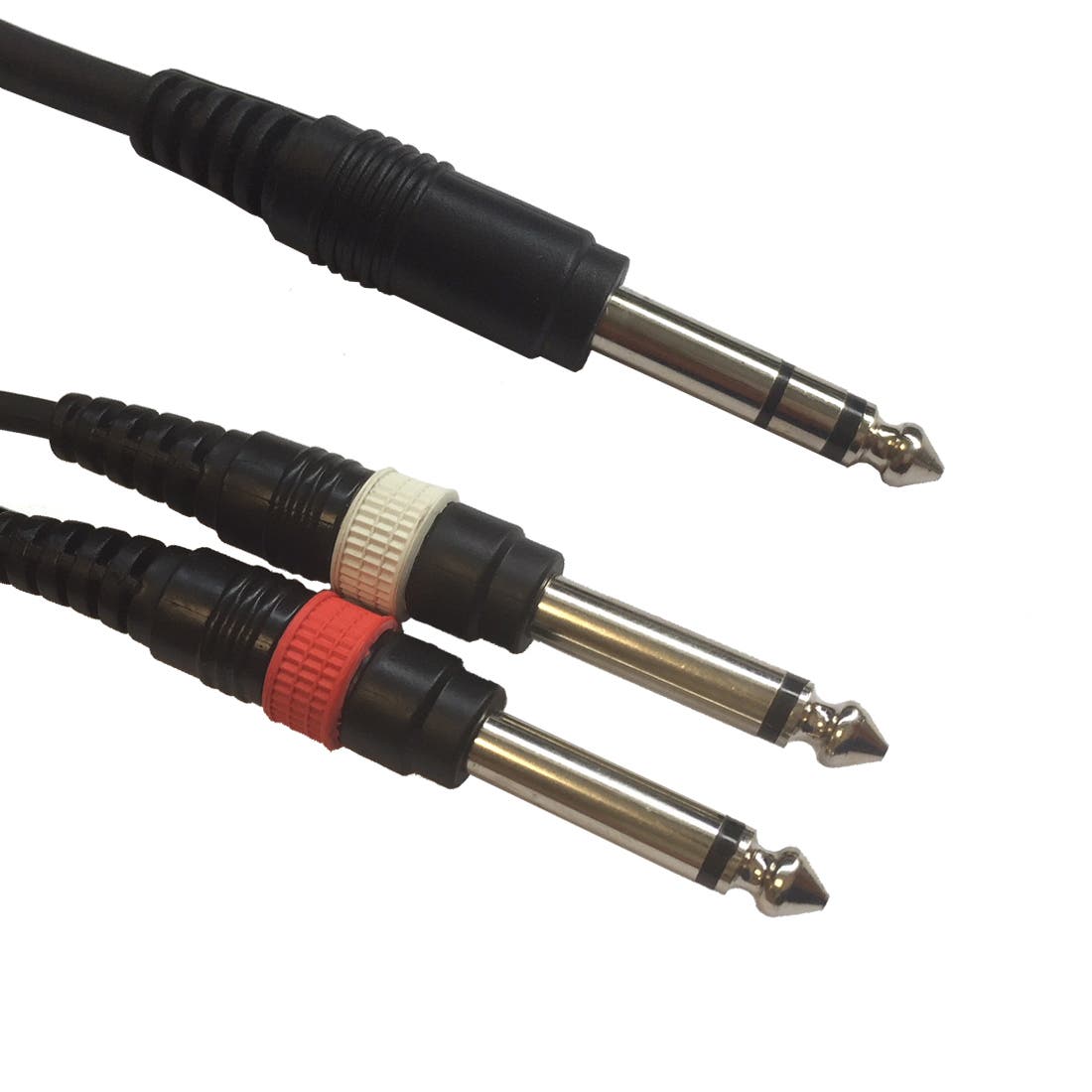 Adapterkabel 1x 6,3mm Stereo - 2x 6,3mm Mono - ADJ Retail | Bellalite Adapterkabel 1x 6,3mm Stereo - 2x 6,3mm Mono - ADJ Retail | Bellalite