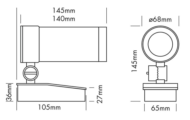 Proled Spot Light Poly 10 Silver 3000K - PROLED | Bellalite Proled Spot Light Poly 10 Silver 3000K - PROLED | Bellalite