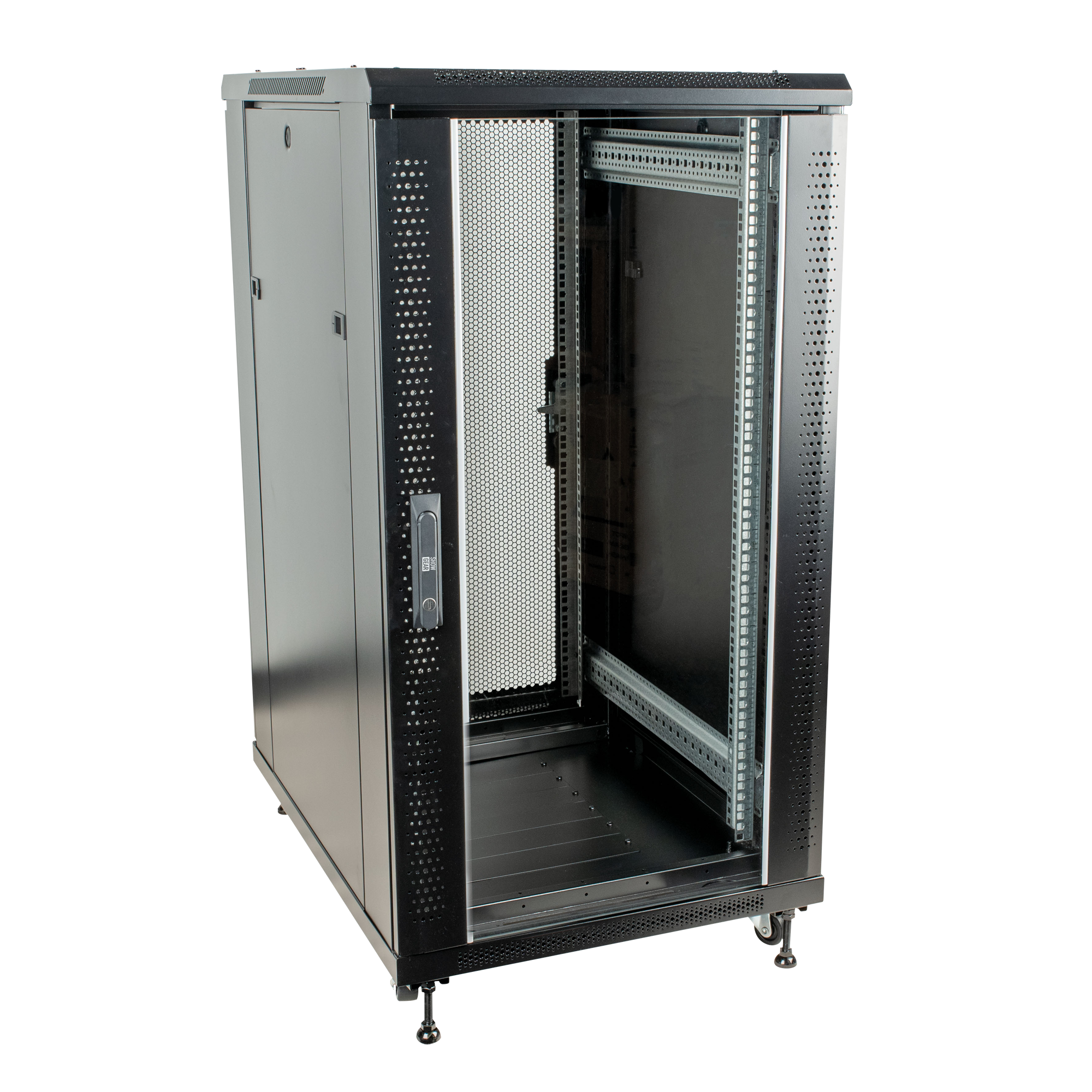 Server Rack,  Network Cabinet, Glass Door 22U - Showgear | Bellalite