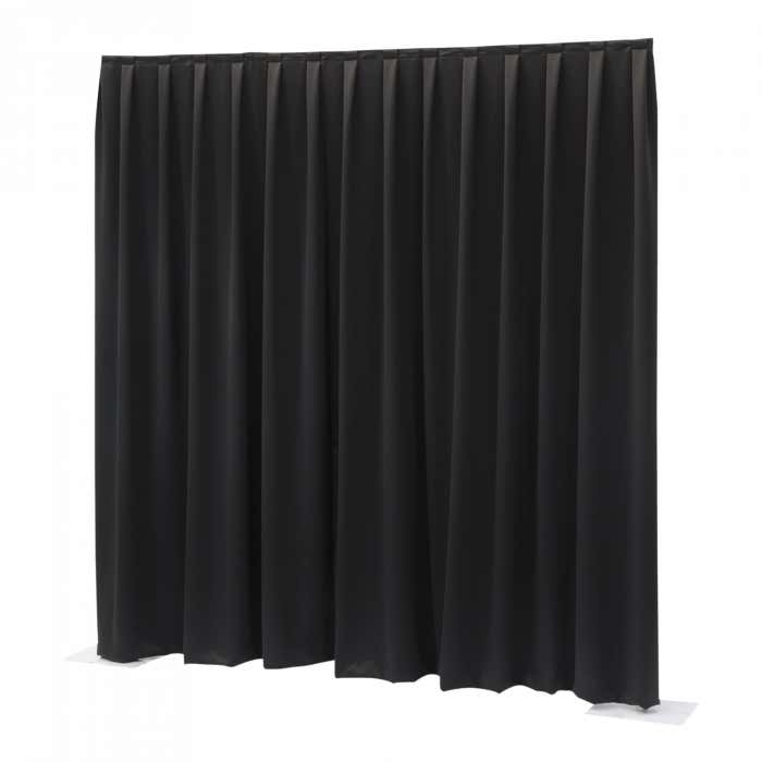Pipe & Drape - MGS Curtain 300cm x 250cm Svart - Wentex | Bellalite Pipe & Drape - MGS Curtain 300cm x 250cm Svart - Wentex | Bellalite