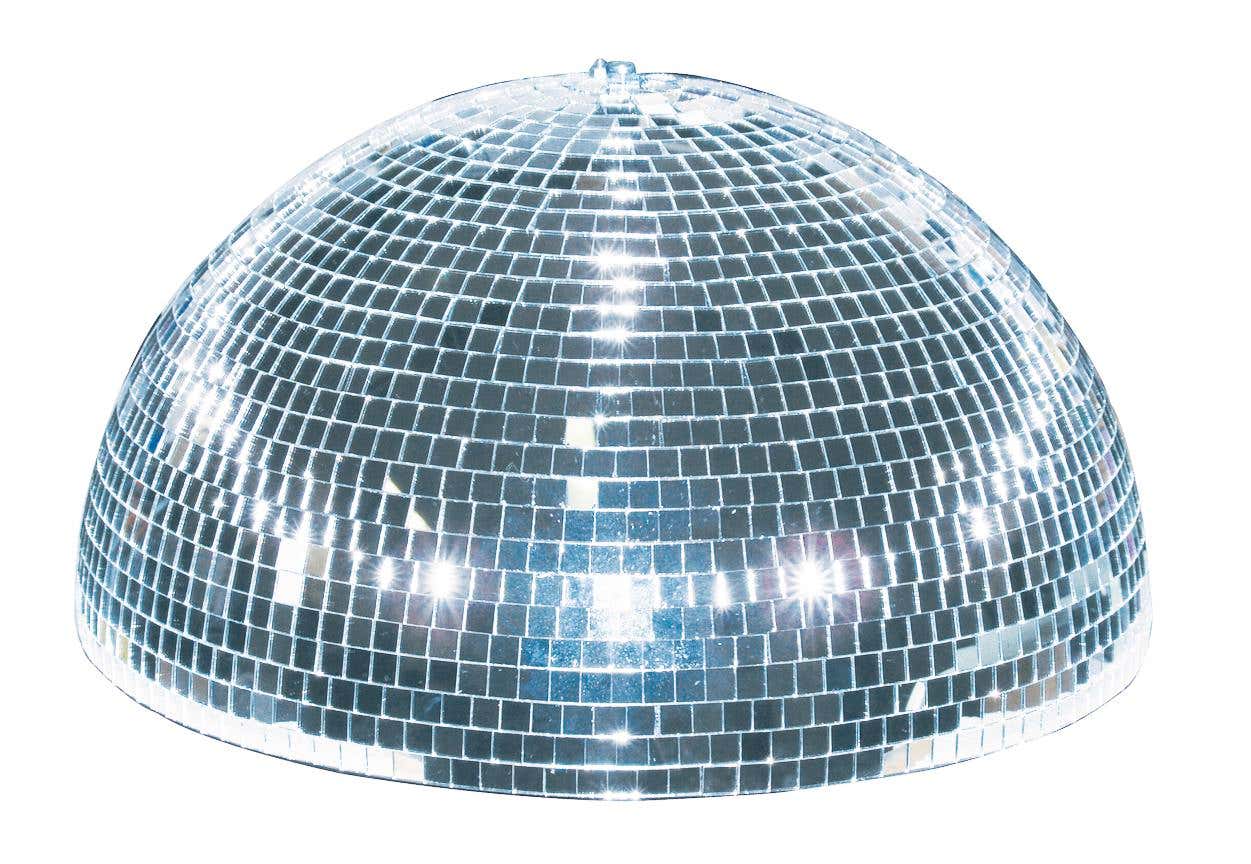 Halv Spegelboll m. Motor 20cm - Eurolite | Bellalite Halv Spegelboll m. Motor 20cm - Eurolite | Bellalite