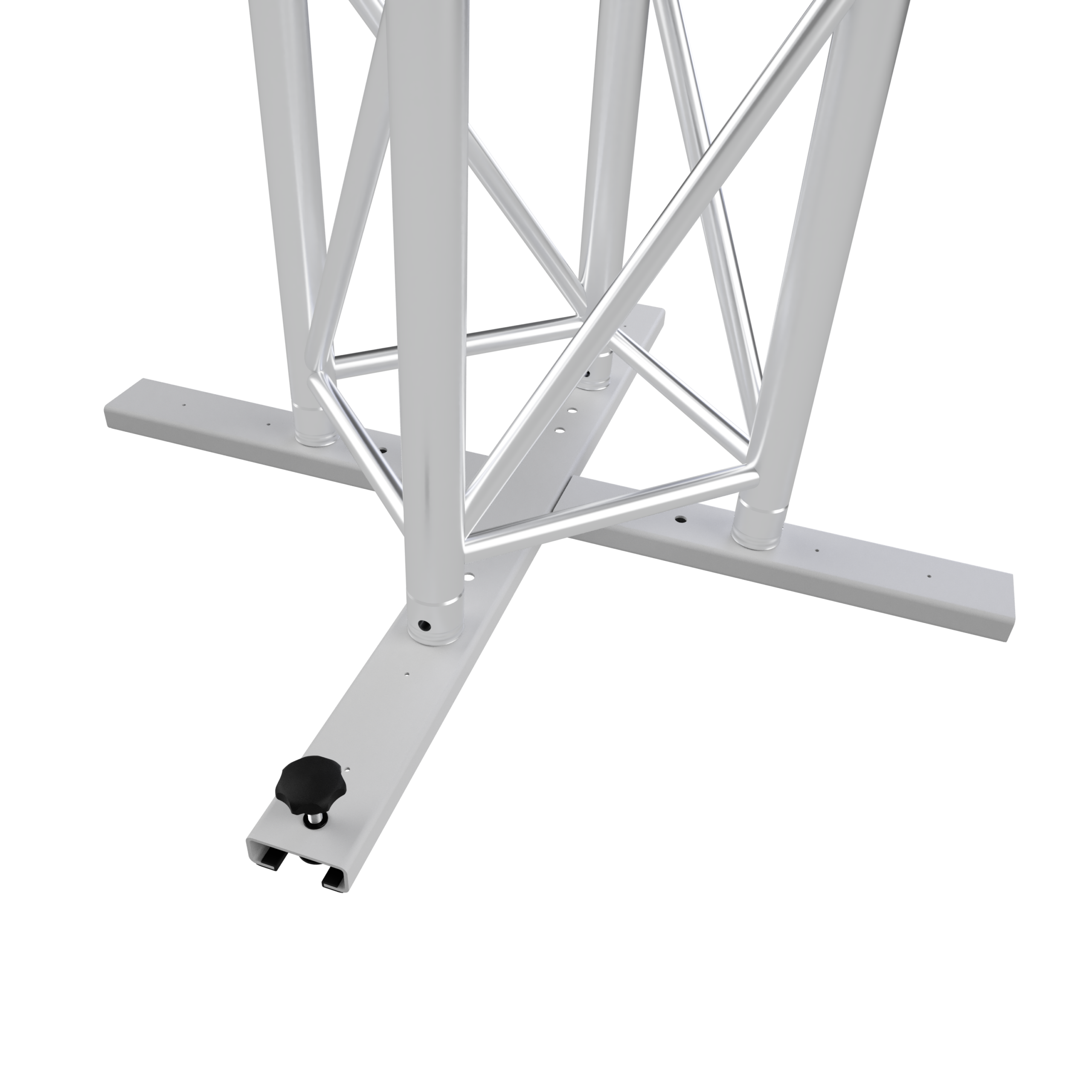 Vertitruss MXS-1000 Baseplate Silver, inkl. kopplingar - Vertitruss | Bellalite